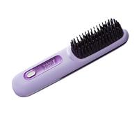 Cepillo De - Alisadores De Para Mujeres,Cepillo De Eléctrico 3 Modos De Inalámbrico,Cepiillo Con Pantalla LED, Cepiillo De Calentado Para Via