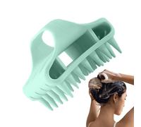 ,Cepillo De Masaje De Silicona Manual para ú Con USO En Húmedo Y Seco para Baño, Ducha | Cepillo para El ú De Silicona - Exfoliador Ligero para Masaje Capilar