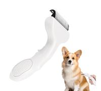 Cepillo Deshedder para perros - Cepillo de aseo para la capa inferior | Herramienta autolimpiante para depilación y eliminación de enredos de mascotas para perros de pelo largo | Cepillos pulidores re