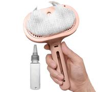 Cepillo Para Con Vapor - Cepillo A Vapor Para Con Botón De Liberación | Cepillo Gato Vapor Para Largo Y Corto | Vaporizador De Eliminación Masaje Suave Para Ducha En Casa Perro