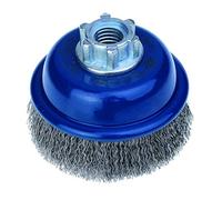 Cepillo taza Ondulada HS, diam. 75, acero Inoxidable 0,30 Rosca M14