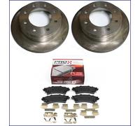 Ceppi Freno + Dischi Freno Posteriore Per Cadillac Deville 2000-2005 2001 2002