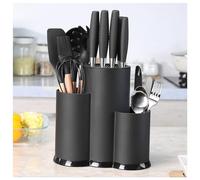 Ceppi Portacoltelli Vuoti, 3 in 1 Ceppo Coltelli da Cucina Universale,Blocco Porta Coltelli Ceppo Portacoltelli da Cucina, Soporte Cuchillos Cocina,A