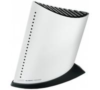 Ceppo coltelli bianco in acciaio inox per 9 coltelli di Global