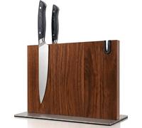 Ceppo coltelli da cucina magnetico XL con affilacoltelli integrato Porta