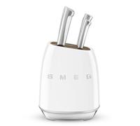 Set 6 Coltelli Smeg Con Ceppo 50'S Style : Colore - Bianco