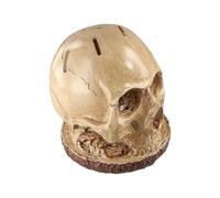 Ceppo Per Coltelli Con Teschio - Portacoltelli Divertente, Portacoltelli Con Scheletro Organizzatore In Resina | Mantiene Organizzata E Creativa, Porta Colltelli Vuoti, Porta Col