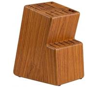 Ceppo per coltelli da cucina universale 15 pezzi. Porta coltelli da cucina realizzato in legno massiccio. Supporto per i coltelli robusto ed elegante. Portacoltelli da cuccina (Acacia)