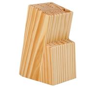 Ceppo per coltelli da cucina universale 15 pezzi. Porta coltelli da cucina realizzato in legno massiccio. Supporto per i coltelli robusto ed elegante. Portacoltelli da cuccina (Pino)