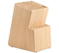 Ceppo per coltelli da cucina universale 15 pezzi. Porta coltelli da cucina realizzato in legno massiccio. Supporto per i coltelli robusto ed elegante. Portacoltelli da cuccina (Quercia)