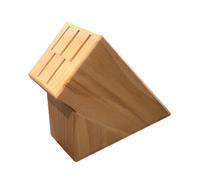 Ceppo portacoltelli da cucina in legno per 5 lame - Supporto - colore brillante