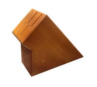 Ceppo portacoltelli da cucina in legno per 5 lame - Supporto - Marrone chiaro