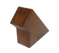 Ceppo portacoltelli da cucina in legno per 5 lame - Supporto - un marrone scuro