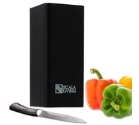 Ceppo PortaColtelli da Cucina senza Coltelli, Porta Coltelli Universale con Lamelle Flessibili