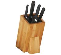 Ceppo Portacoltelli Universale Blocco Cucina Legno Bambu Forbici Orion 24cm