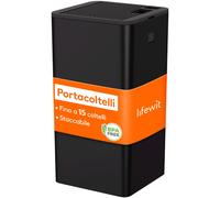 CEPPO PORTACOLTELLI UNIVERSALE IN LEGNO SUPPORTO CUCINA SENZA COLTELLI ORGANIZZA