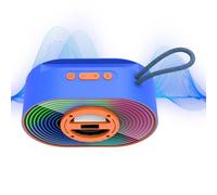 Ceprznvey Altoparlante senza fili | Altoparlante Nomade con accoppiamento - Gadget elettronico con batteria ricaricabile, illuminazione atmosfera e cinturino da polso per casa, spiaggia, campeggio e