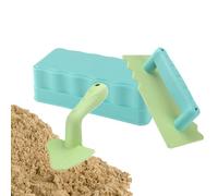 Ceprznvey Beach Toys, Lightweight Travel Sand, Multi-Functional Fun Shapes Educational Shovel Brick Model Safe Materials for Summer Vacation, Poolside Play, Water Park
