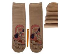 Ceprznvey Calze per massaggio ai piedi, calze per la salute dei punti trigger con strumenti, per riflessologia, massaggi, per casa, viaggi, fine settimana, vacanze, mattina, sera, dopo lavoro