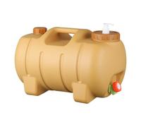 Ceprznvey Contenitore per acqua da campeggio, porta idratazione di sopravvivenza, all'aperto, rubinetto integrato, grande capacità 20 l, o uso in viaggio, 41 x 26 x 26 cm