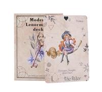 Ceprznvey Divinazione Tarocchi Deck, Oracle Cards, 36 Pieces Modern Lenormand Fortune Telling Board Game English Versione Standard for Gathering Playing, 4,09 x 2,87 pollici
