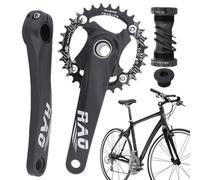 Ceprznvey Guarnitura per bicicletta, corona da 170 mm integrata cava, corona in lega di alluminio stretta e larga, per ciclisti, attività all'aperto, ciclismo su strada