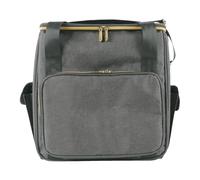 Ceprznvey Handheld Record Bag, Vinyl Record Travel Case, Portable Album Organizer with Dividers, Holds Up to 45 12 in Size for Music Collection, 12,99 x 12,99 x 9,84 pollici Poliestere, multicolore,