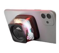 Ceprznvey Magnetic Speaker, Small speaker, Wireless Music Player, RGB Color Light Display, Built-In Phone Holder, Outdoor Shower Travel Camping Use, Compact Size, Black,