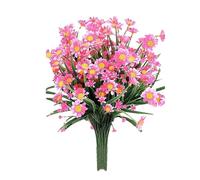 Ceprznvey Margherite artificiali, piante finte, resistenti ai raggi UV, arbusti realistici per fioriere domestiche, giardini, finestre, interni ed esterni