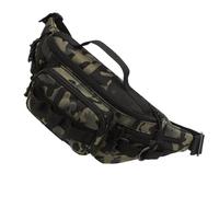 Ceprznvey Pesca Tackle Bag, Waterproof Sling Fishing Pack, Portable Gear Bag with Adjustable Belt, Compact Equipment Accessories, Oxford Cloth, for Men and Women, Black, camouflage, Se référer au