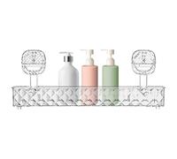 Ceprznvey Shower Organizer, Bathroom Storage Rack, Wall Suction Shelf, No-Drill Installazione, Multiuso per WC e kitchen, Wall Mounted Bathroom Caddy, for Bottles