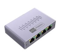Ceprznvey Splitter LAN - Cavo Ethernet 1 Ingresso 4 Uscite | Trasmissione dati Plug-and-Play Adattatore Router 1000Mbps per Stampante Sala Riunione PC Laptop