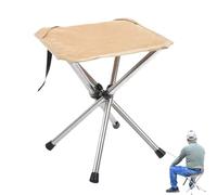 Ceprznvey Stool compatto, pieghevole per esterni Chair, Stainless Steel Bracket, Lightweight, Portatile, High-Grade Oxford Cloth, Campeggio, Fishing, Hiking, Gardening, 10.83x10.83x11.81 pollici