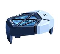 Ceprznvey Telefono Cooler Fan, Mobile Radiator, Compact Playing Accessory, Snap Buckle Fit, Efficient Heat Control, ABS Material Build, Smartphone Cooling, Video Watching Use, Contrasting Colour
