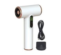 Ceprznvey Travel Hair Dryer, 3 Speed Blow Dry, Compact Ricaricabile Small Professional Powerful Hairstyle Blower with Digital Screen for Home, Dorm, Hotel, 21,8 x 12,4 x 5,6 cm