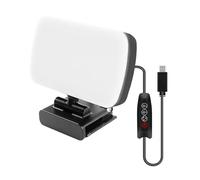 Ceprznvey Video Conference Lighting, Adjustable 3 Lighting Modes with Dimmable Function, 360° Rotatable Computer Light, Ideal for Zoom Meetings and Live Streaming, Solid Color, Single Unit