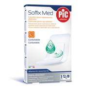 PIKDARE CEROTTO PIC SOFFIX MED IN TNT CON TAMPONE CENTRALE ASSORBENTE STERILE MONOUSO 10X12 CM ANTIBATTERICO 5 PEZZI