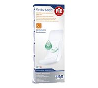 Pic CEROTTO PIC SOFFIX MED IN TNT CON TAMPONE CENTRALE ASSORBENTE STERILE MONOUSO 30X10 CM STERILI ANTIBATTERICO 3 PEZZI
