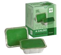 CERA A CALDO CLOROFILLA VASCHETTA 2X500 GR - HOLIDAY DEPILATORI