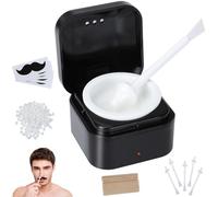Cera Brasiliana Kit di Cera per Donne e Uomini Nose Wax Kit Depilazione Professionale per Sopracciglia, Viso, Gambe, Ascelle, con 100g di cera per peli del naso, 20 Accessori per Casa e Salone
