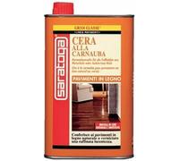CERA CARNAUBA PAVIMENTI LEGNO NATURALE O VERNICIATO LUCIDANTE SARATOGA 1lt