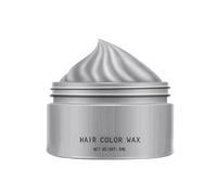 Cera Color Grigio Argento Per Capelli | Tintura Per Capelli Temporanea Portatile | Cera Per Capelli Colorata Per La Festa Di Halloween | Tintura Istantanea In Crema Di Fango Per Acconciatura