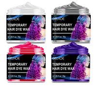 Cera colorante per Capelli, Fango Colorante per Capelli, Cera per Tintura per Capelli Temporanea, Crema per lo Styling, Adatto per la Modellazione di Halloween di Tutti i Giorni e Delle Feste