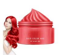 Cera colorante per capelli grigio argento da 30 ml - Crema colorante temporanea per capelli scuri, crema all'argilla per styling istantaneo | Acconciatura tinta in grigio, adatta per feste, cosplay, d