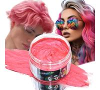 Cera Colorata per Capelli Colore Rosa Temporaneo Capelli Cera per Uomini E Donne Lavabile per La Tintura Dei Capelli Cera Colorante Naturale per Capelli per Halloween Feste Di Natale Cosplay