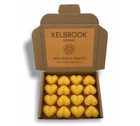 Cera da sciogliere - Miele scuro | Confezione da 16 | Forte profumo | Prodotto nel Regno Unito | Senza plastica | Vegana