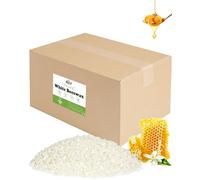 Cera D'api Bianca 4.5KG, Cera D'api per Candele, Pellet di Cera D'api per Prodotti Cosmetici di Qualità Ecologica, Cera D'api Biologica per Il Corpo, Cura Della Pelle, Balsamo per Labbra E Sapone