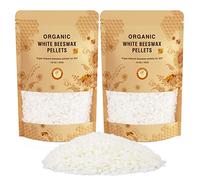 Cera D'api Bianca 906g, Cera Dapi Biologica per La Cosmesi Fai da Te, La Produzione Gi Candele, Creme, Balsami per Labbra, Set di Saponi, Imballaggi per Cura Del Cuoio, Lucidatura Del Legno.