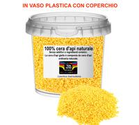 Cera d'api Gialla 100% Pura Naturale Pellet alimentare PER COSMESI HOBBY In VASO
