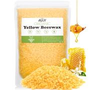 Cera D'api Gialla 2.3KG, Cera D'api per Candele, Pellet di Cera D'api per Prodotti Cosmetici di Qualità Ecologica, Cera D'api Biologica per Il Corpo, Cura Della Pelle, Balsamo per Labbra E Sapone